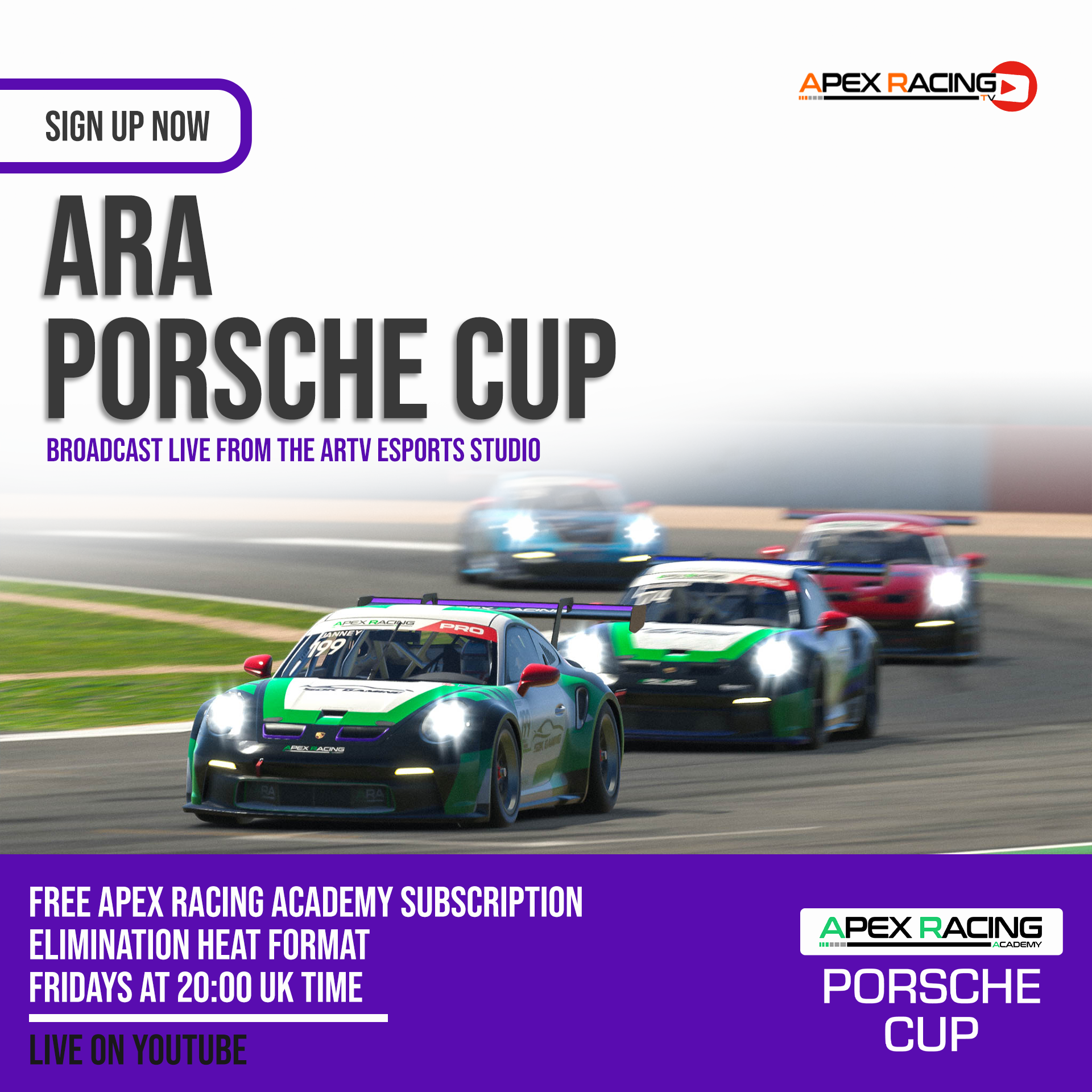 New Series ARA Porsche Cup Season 7! Apex Racing League